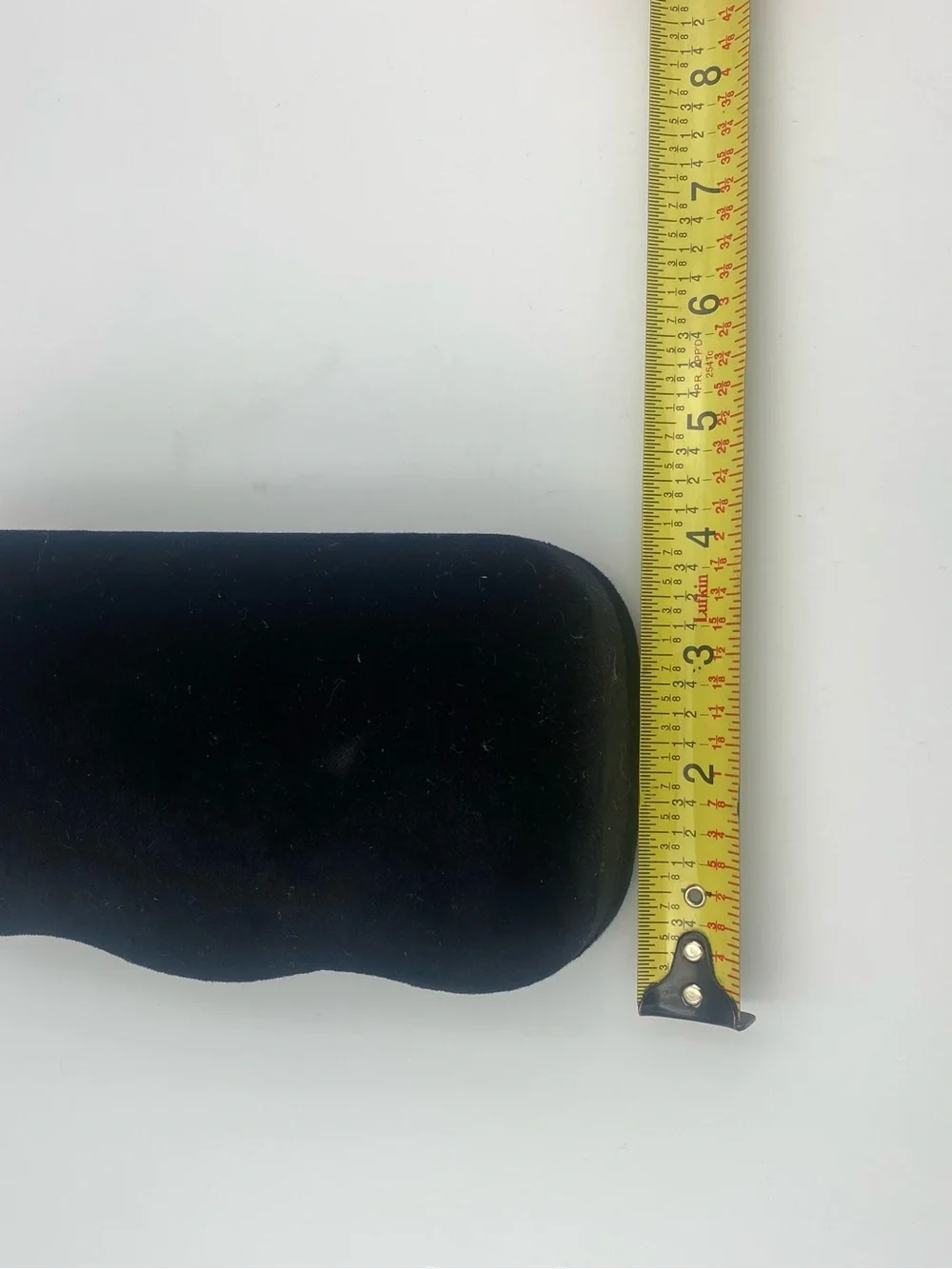 Gucci Black Exterior Sunglass Case with Light Blue Interior and Cloth